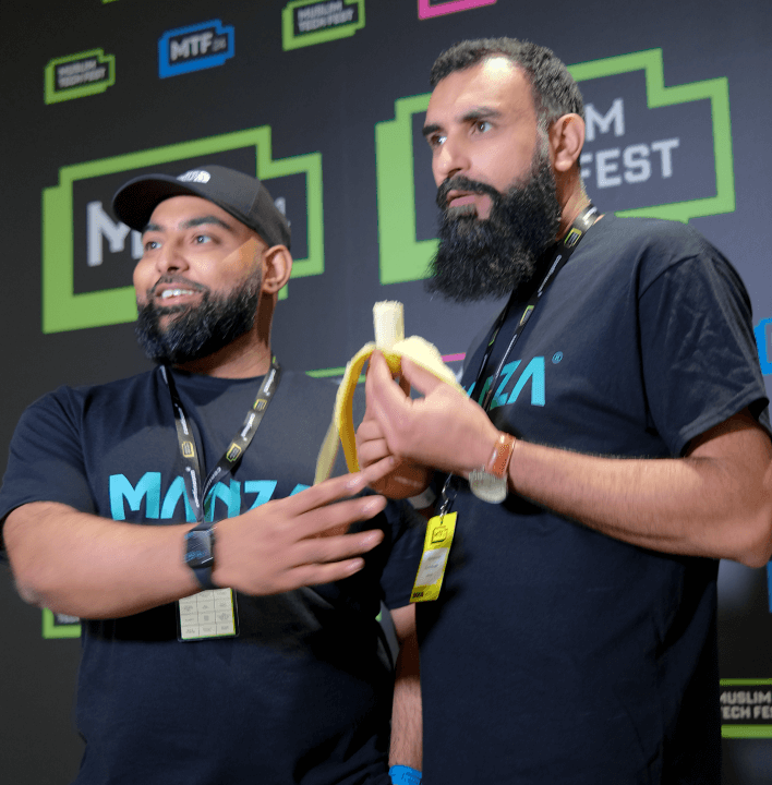 Image of founders Huzaifah and Sajad together