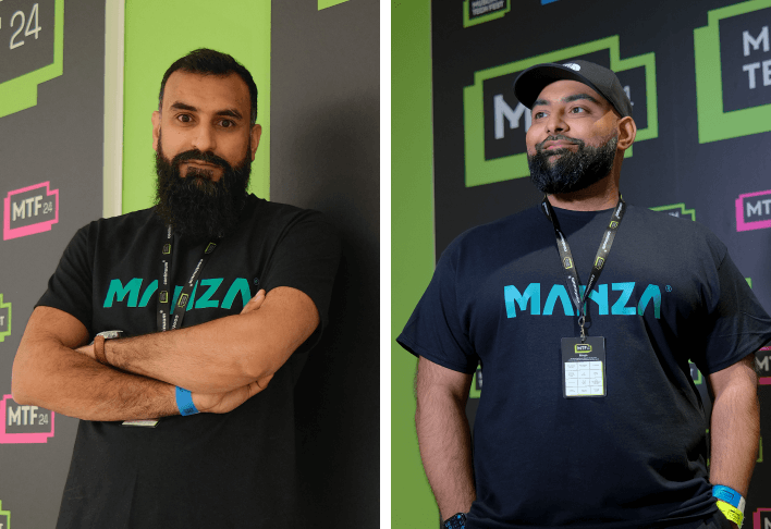 Individual images of Sajad and Huzaifah